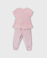 Pijama Bebé Niña Pantalon Jirafa Pink